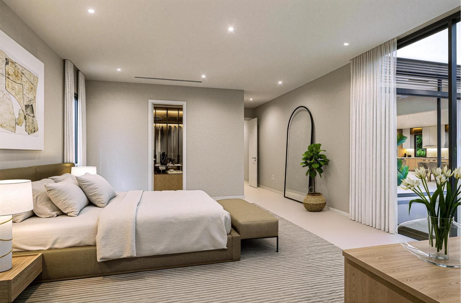 Primary Bedroom Rendering