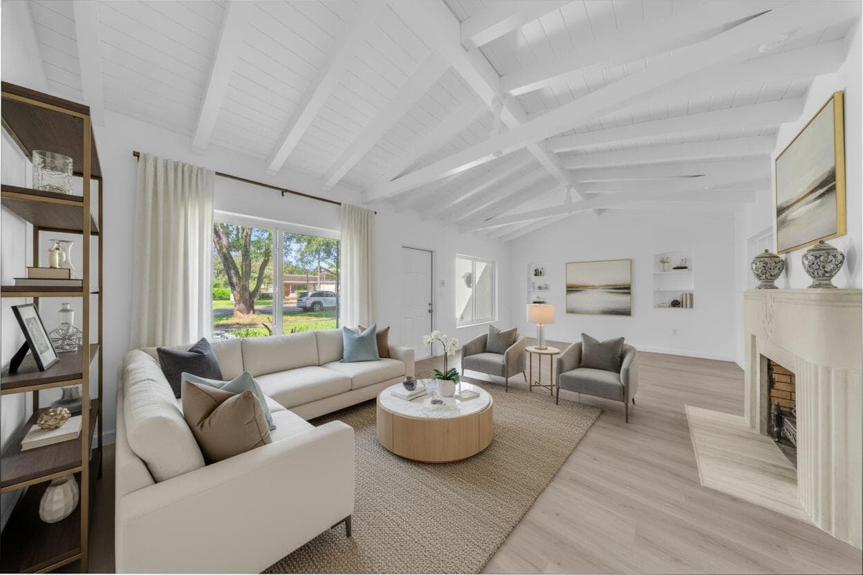 front living room staged