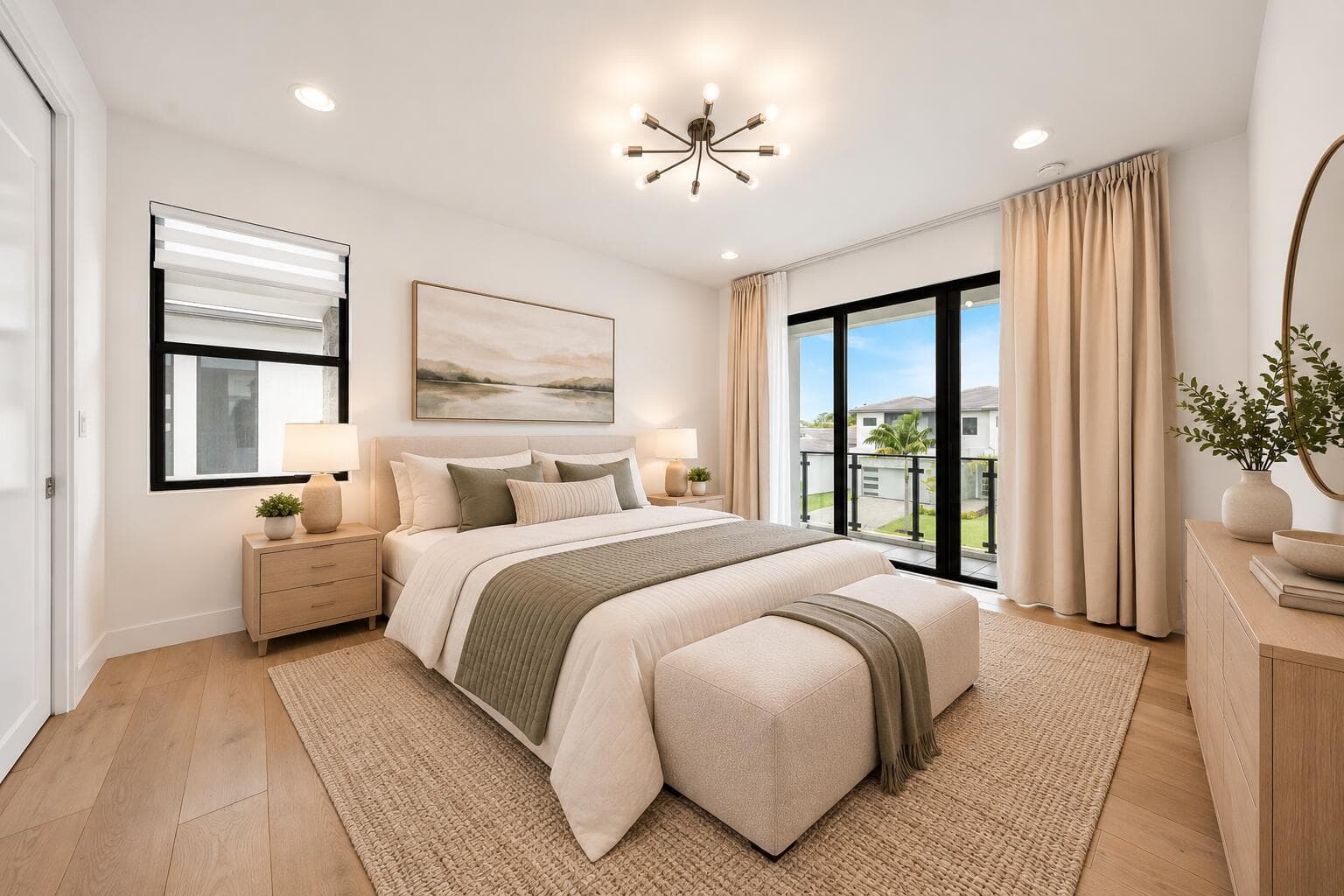 Modern Neutral Bedroom Sanctuary