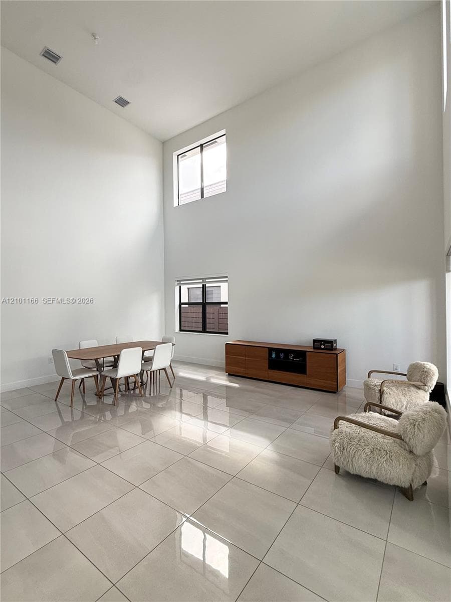 Living Room and Dining Room