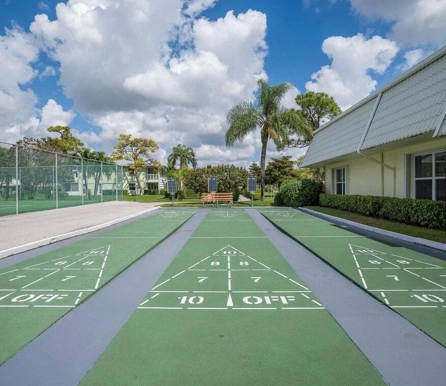 Shuffleboard Court