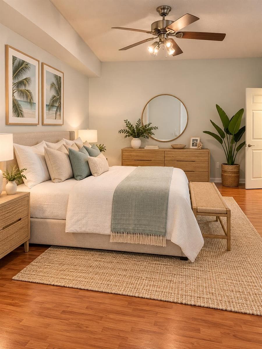 Serene Coastal Bedroom Retreat