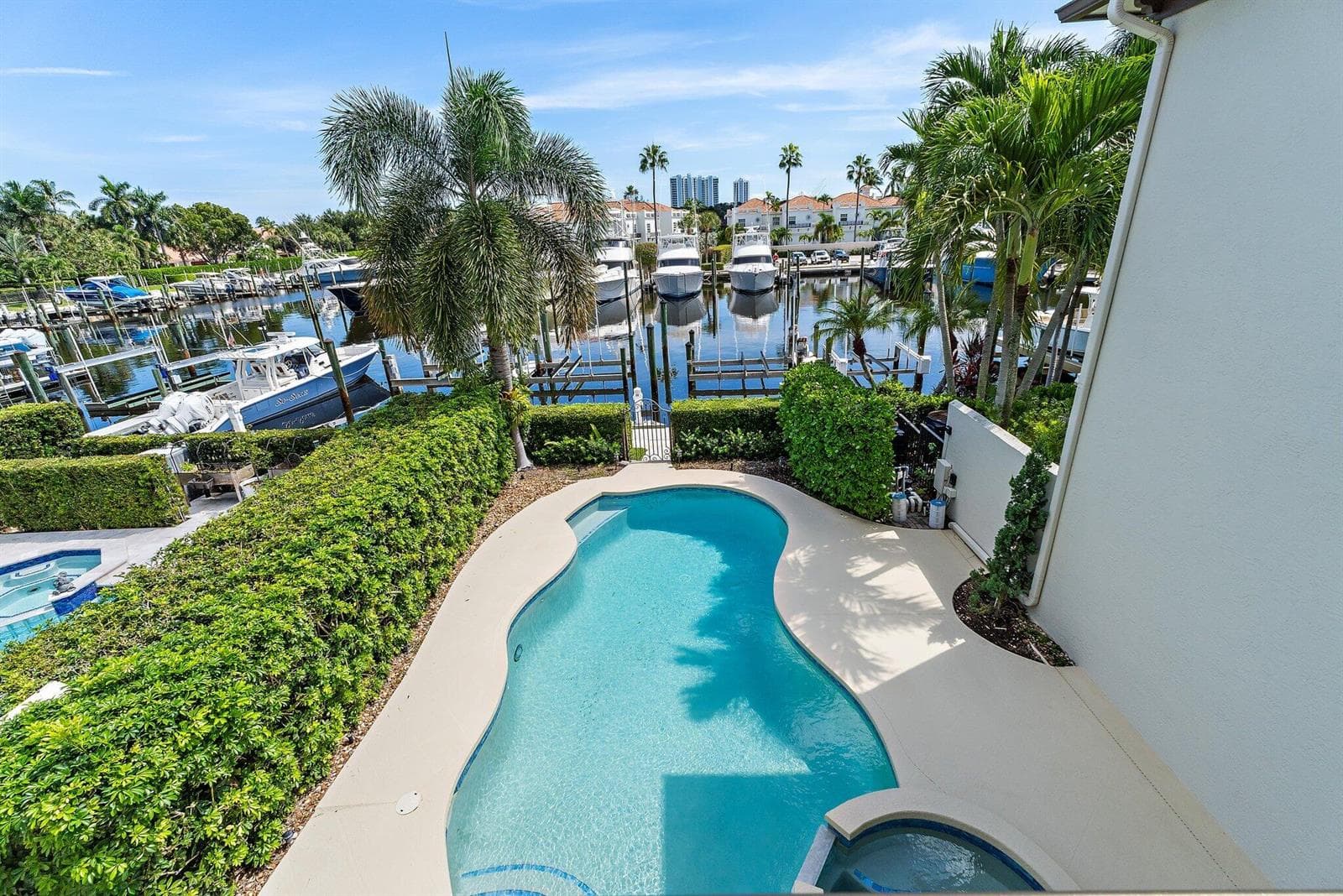 Pool w/ Marina Views