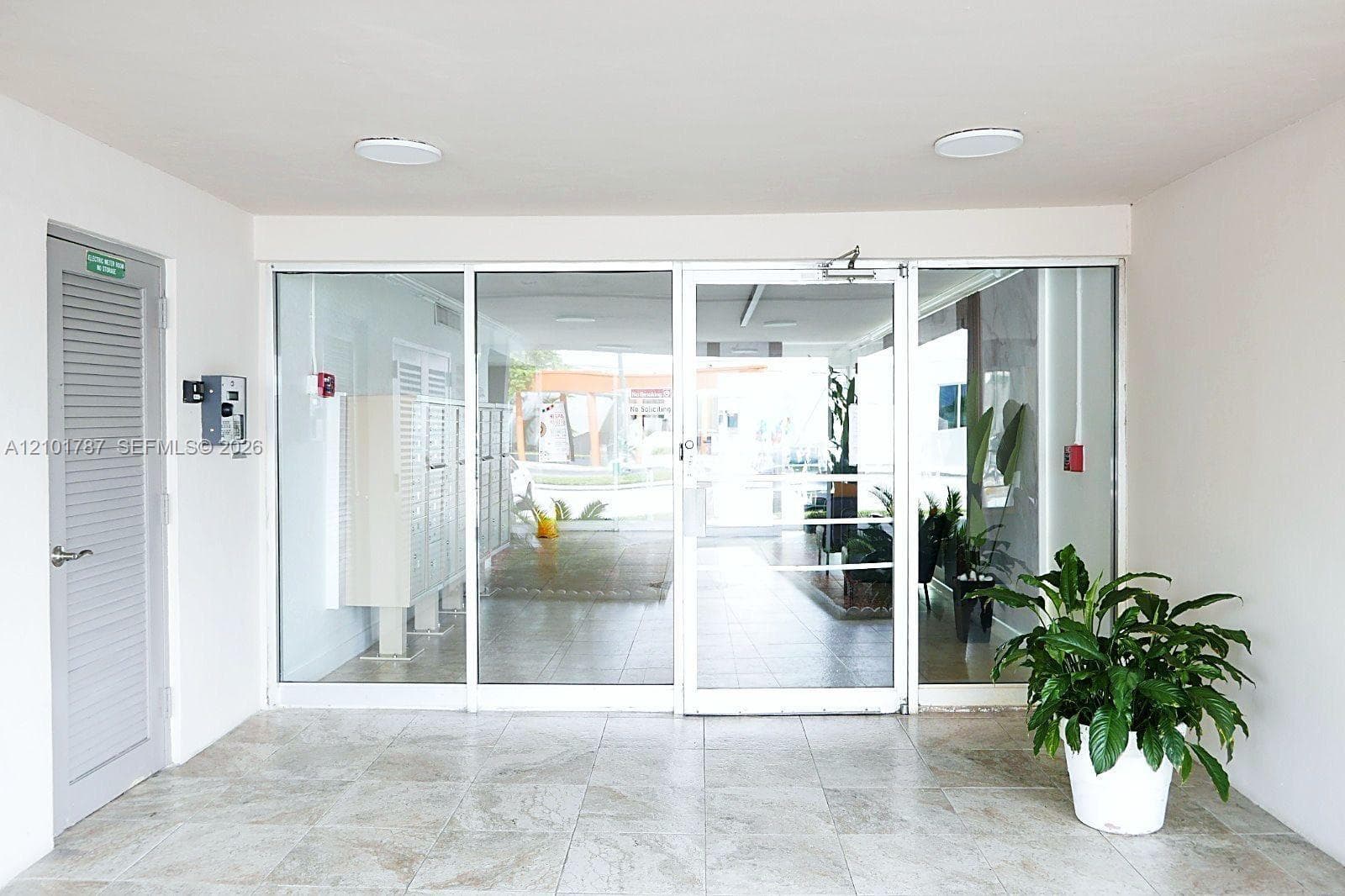 entrance to building