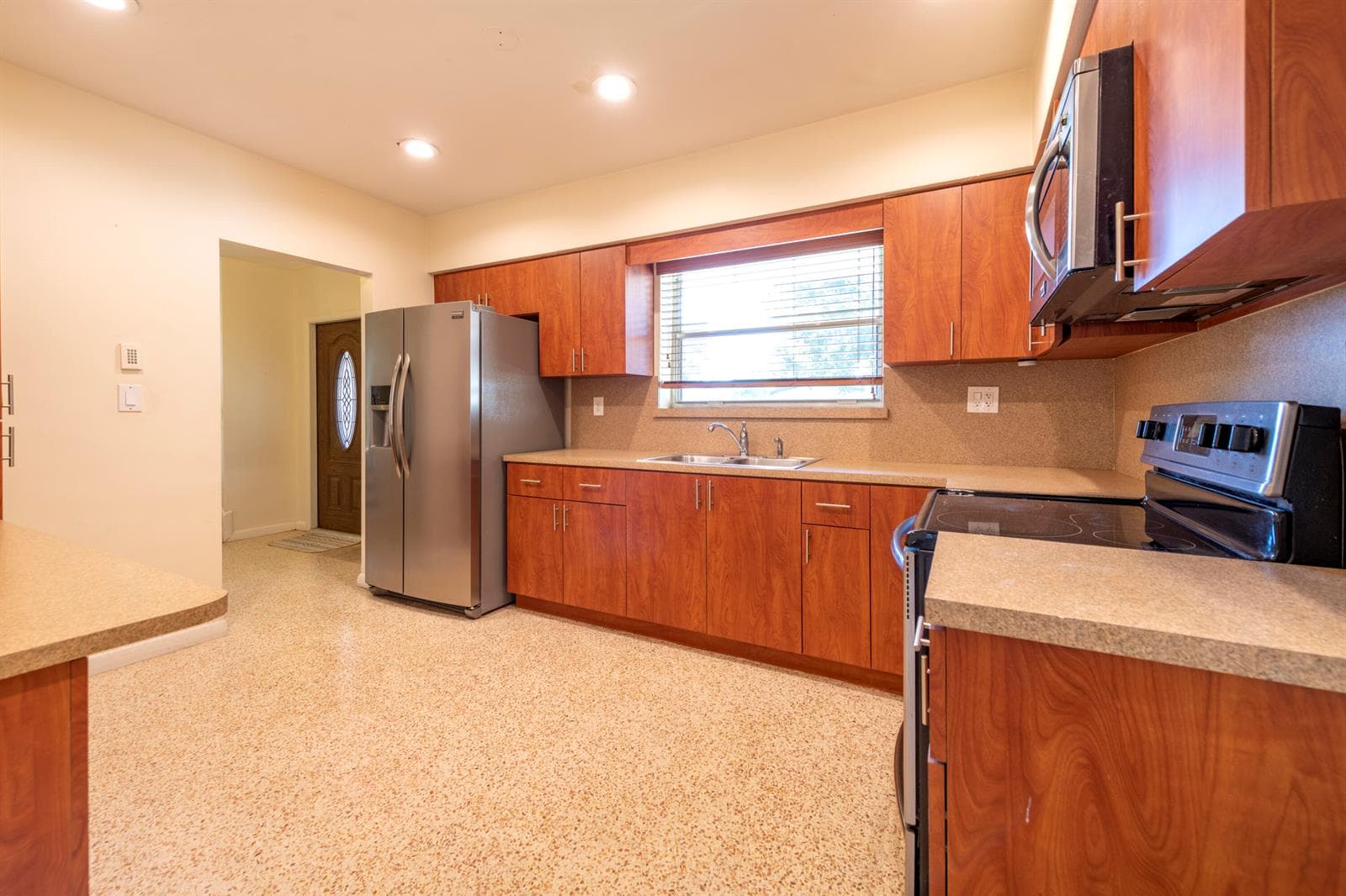 Kitchen from Dining entrance