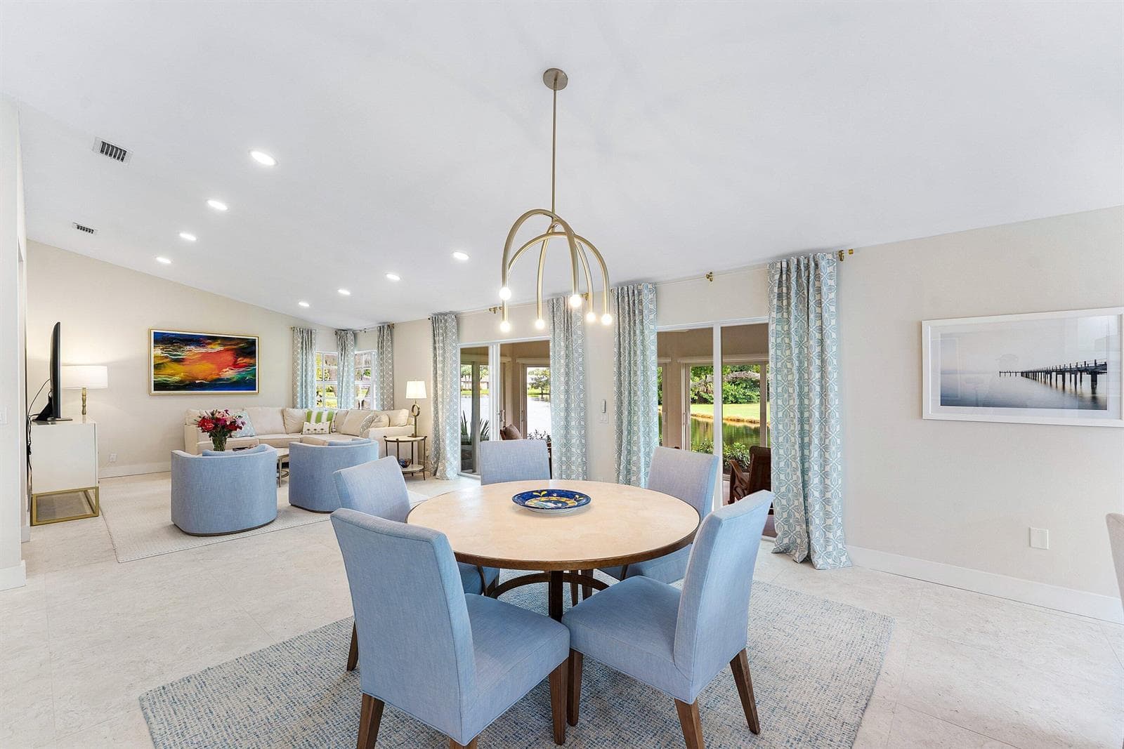 Lake Views from Dining Room