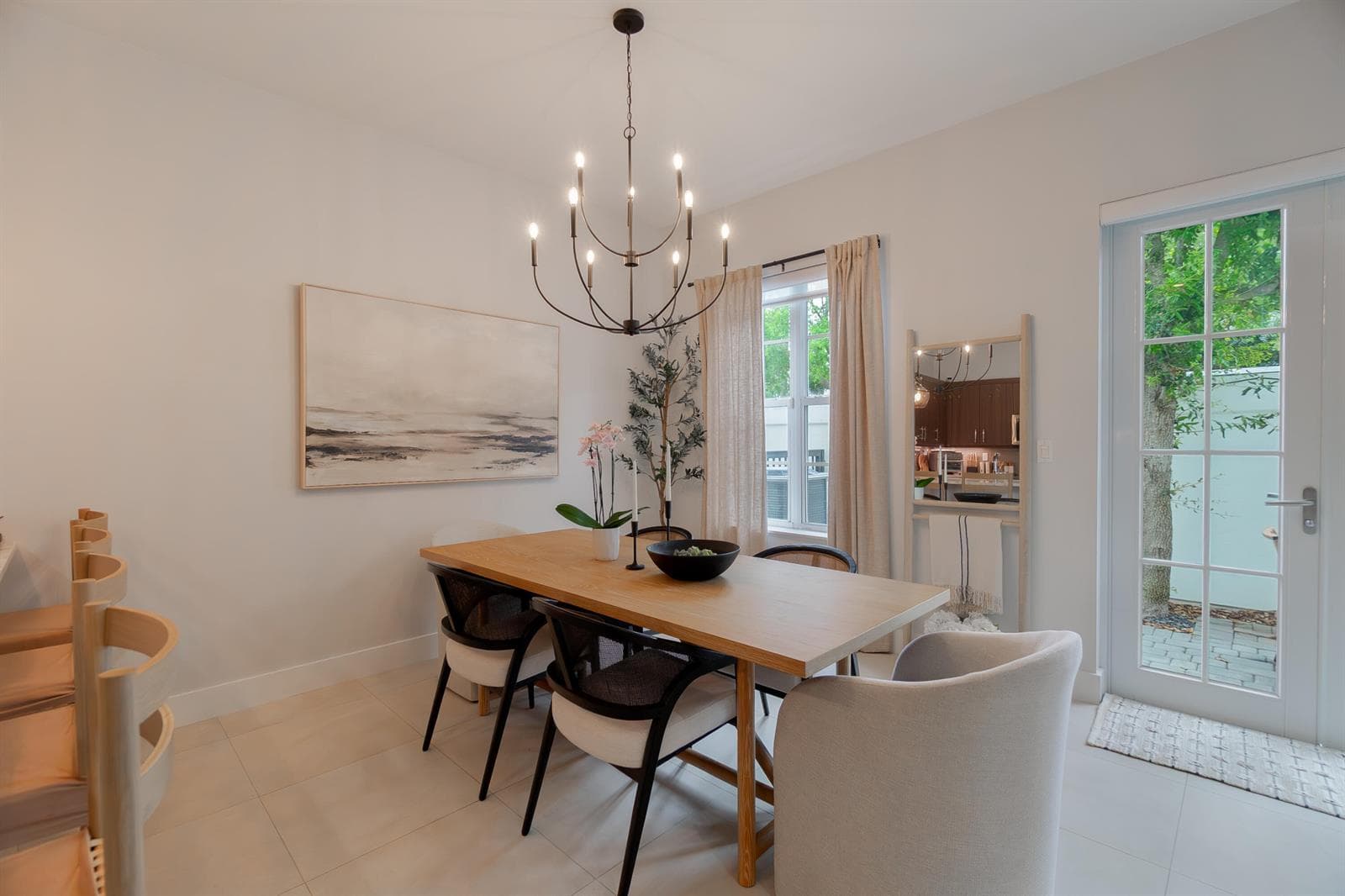 Coastal Chic Dining Area