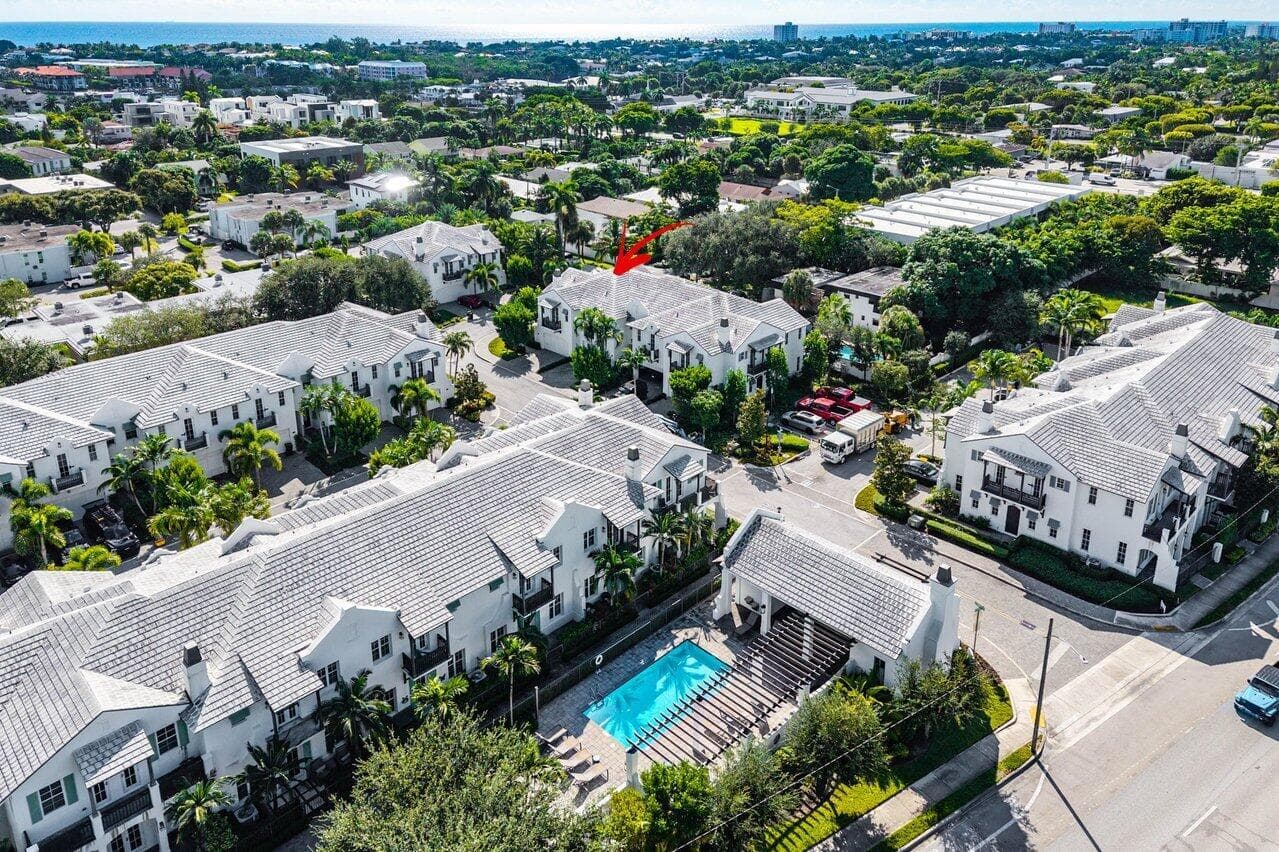 Aerial of exterior close