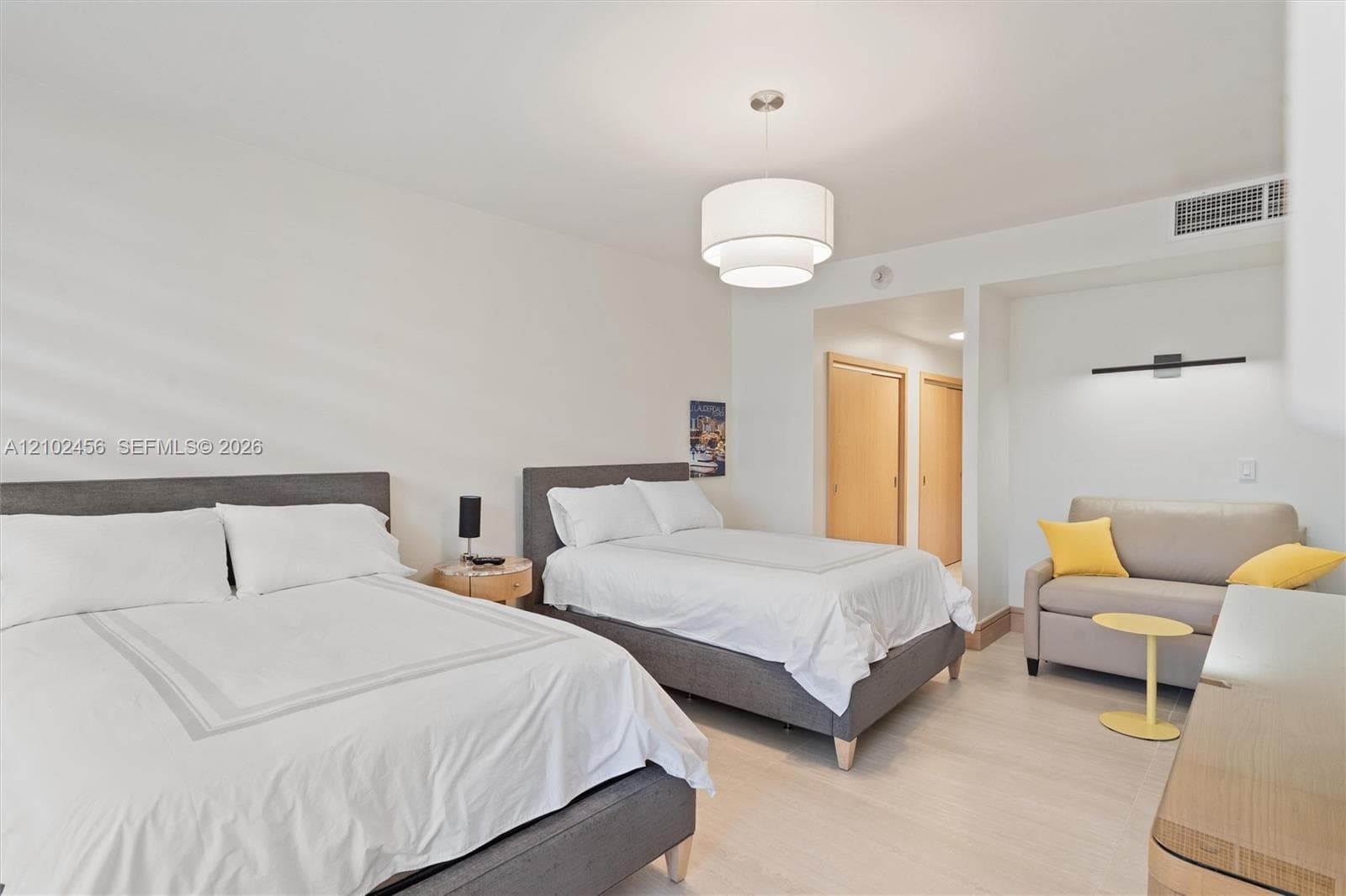 Brand new guest rooms featuring the new design