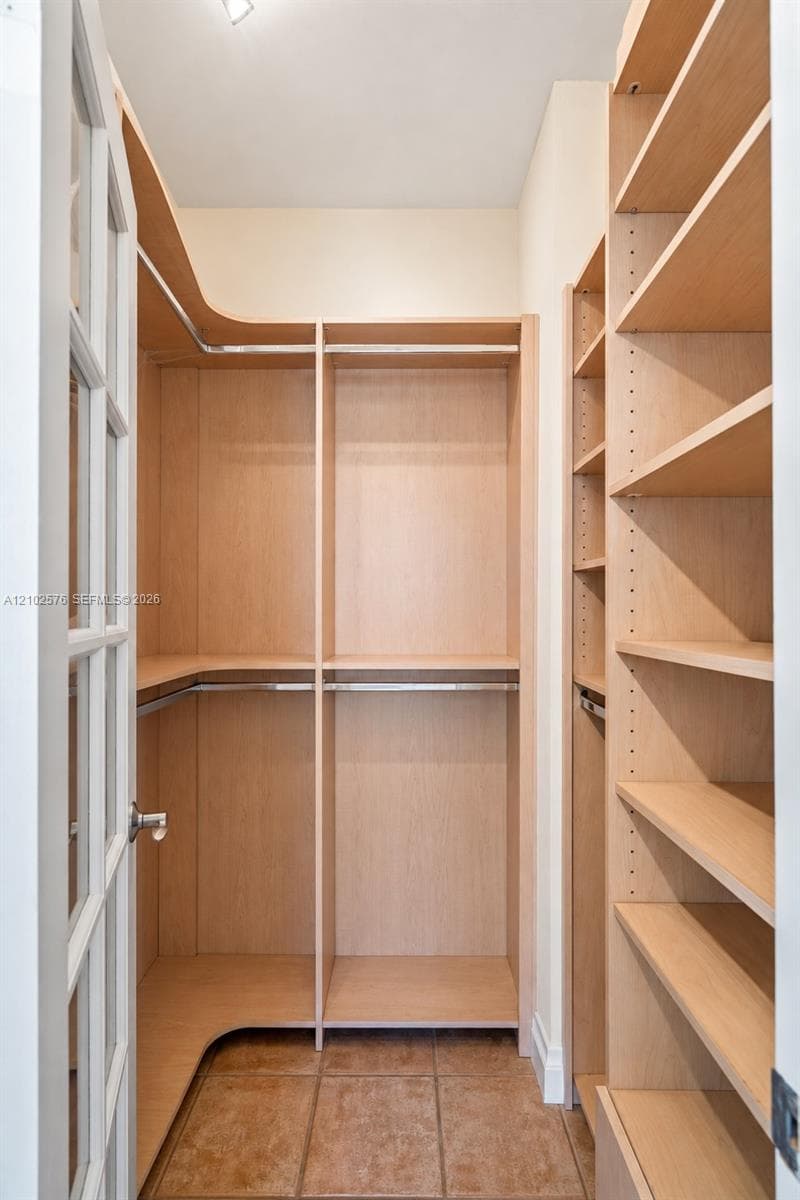 Primary bedroom closet