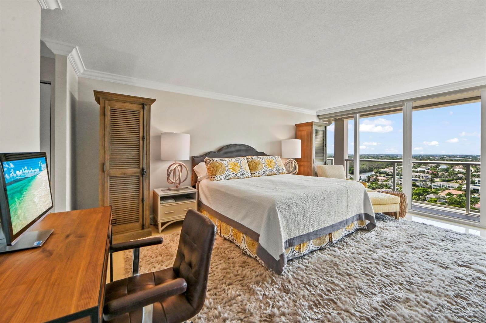 Master Bedroom with Sweeping City Views