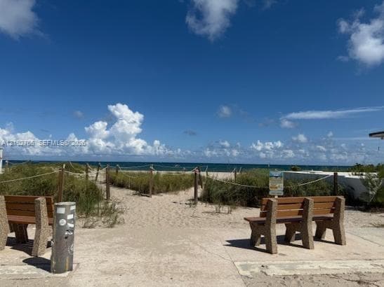 Beach access across the street