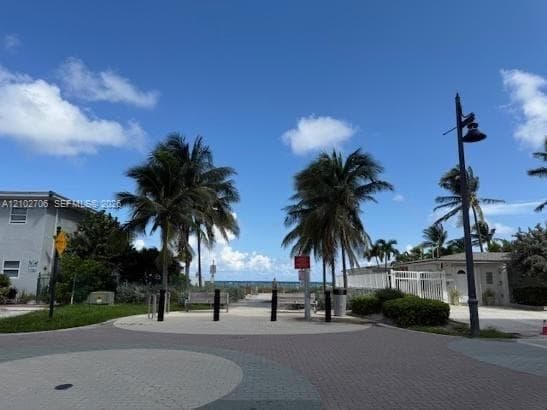 Beach access across the street