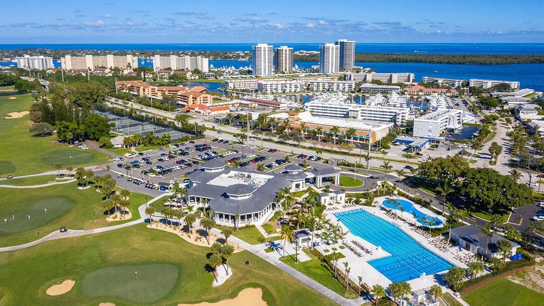 Country Club aerial from southwest