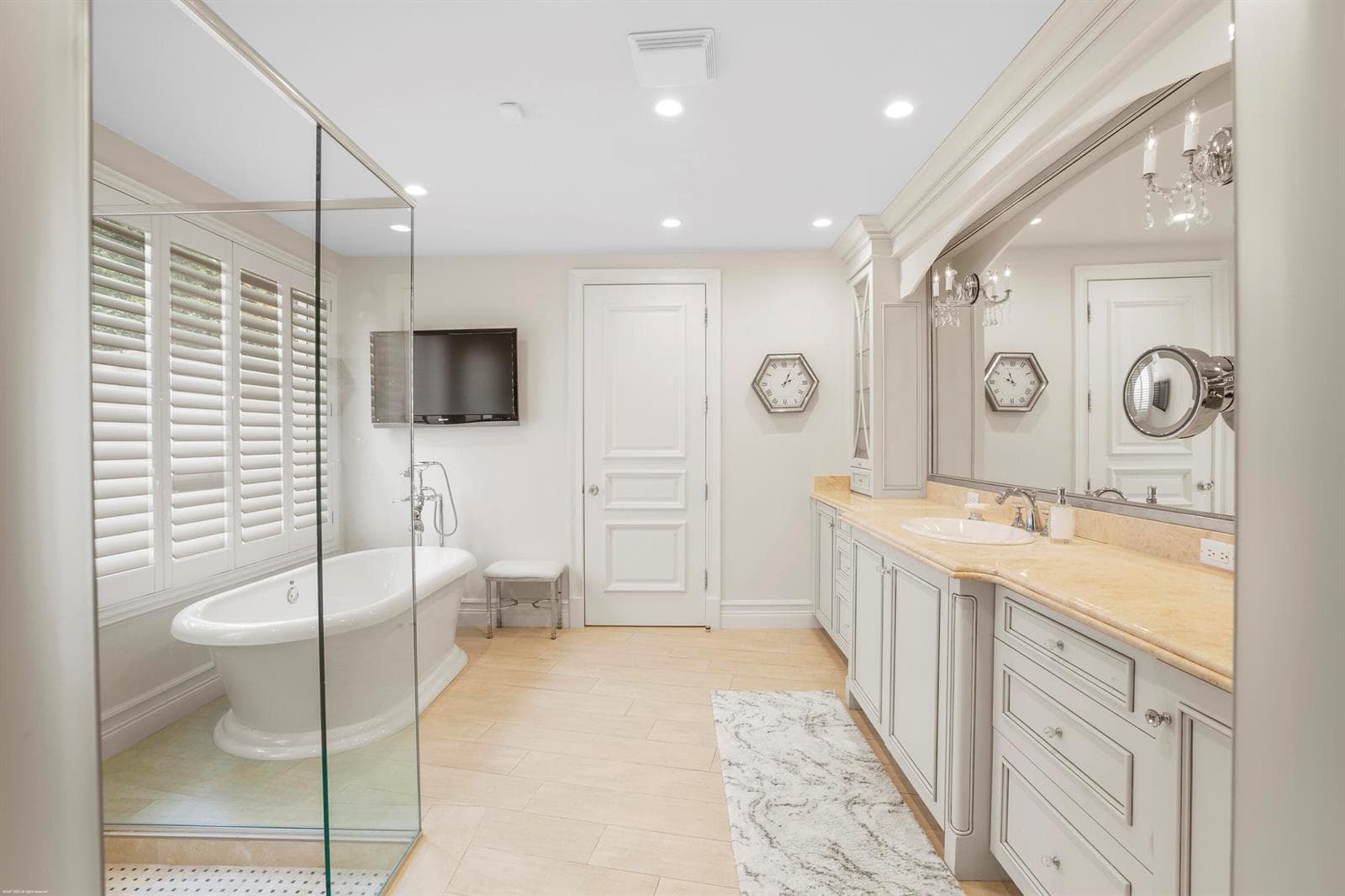 Her in-suite bathroom