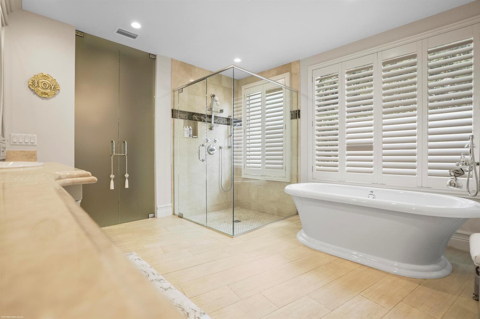 Her in-suite bathroom