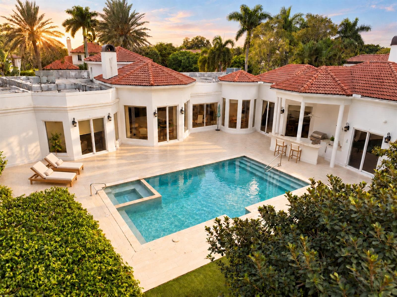 Aerial of Pool