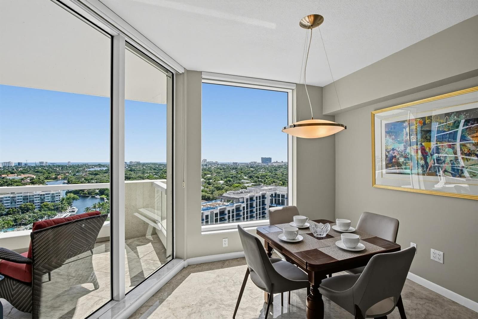 Stunning views from Breakfast Room