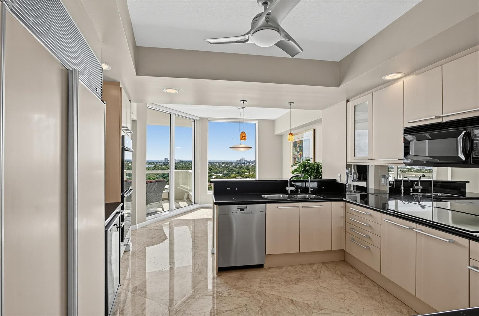 Water views from the Kitchen