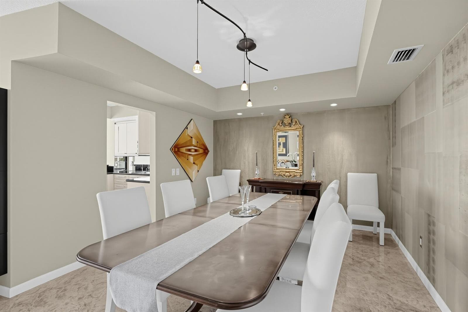 Dining Room opens to kitchen