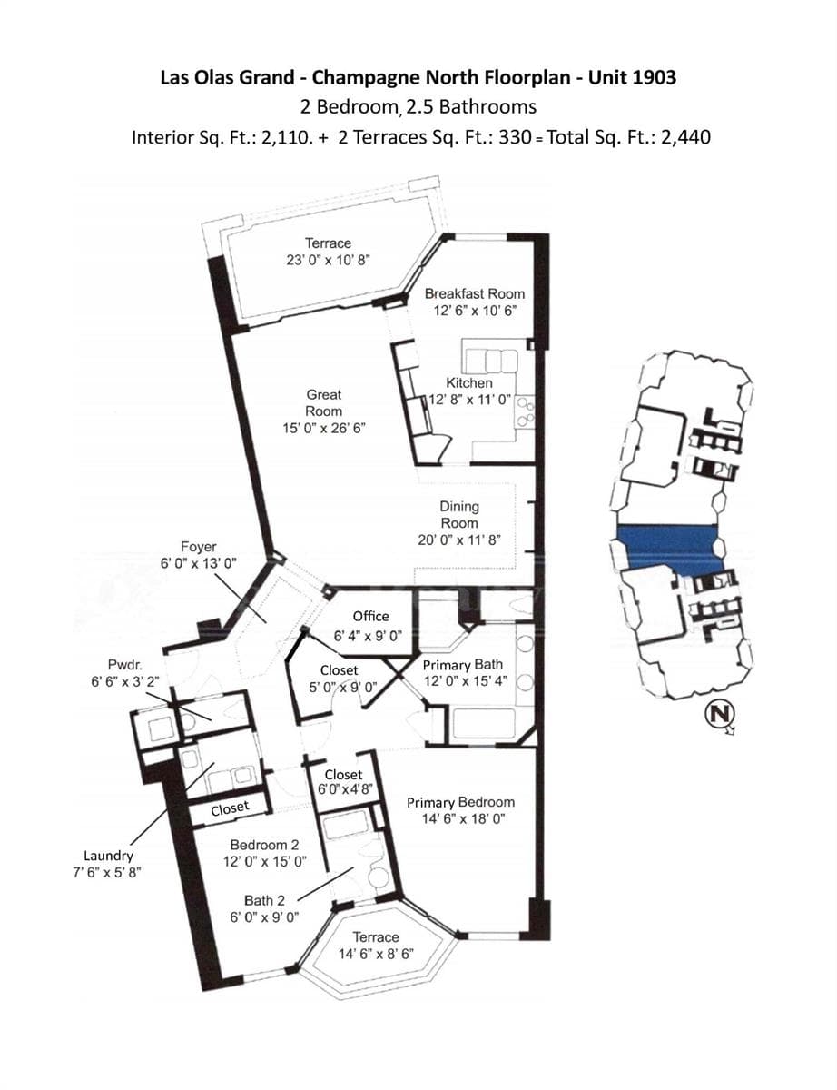 Unit 1903 Floorplan