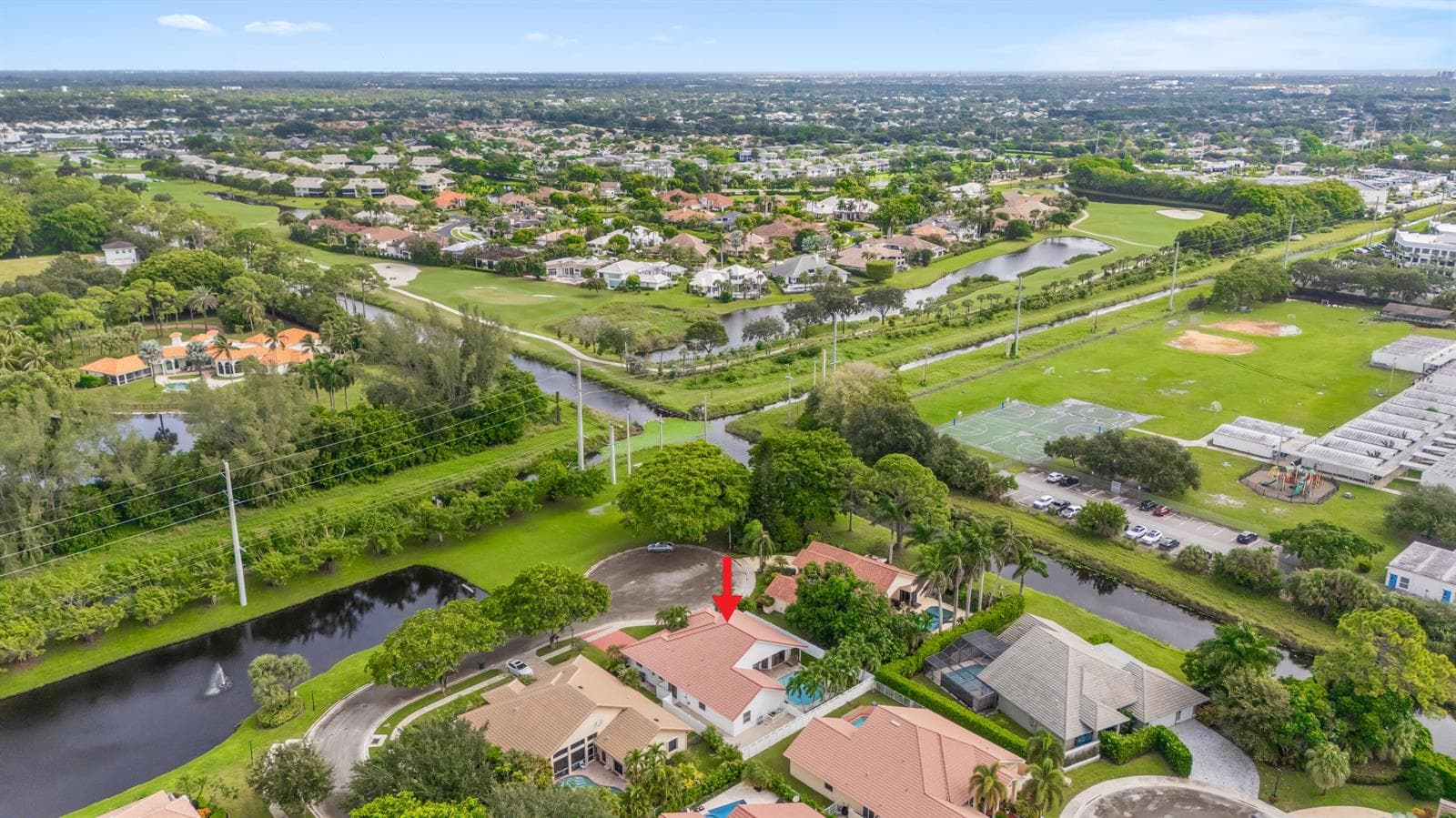 Aerial Neighborhood View