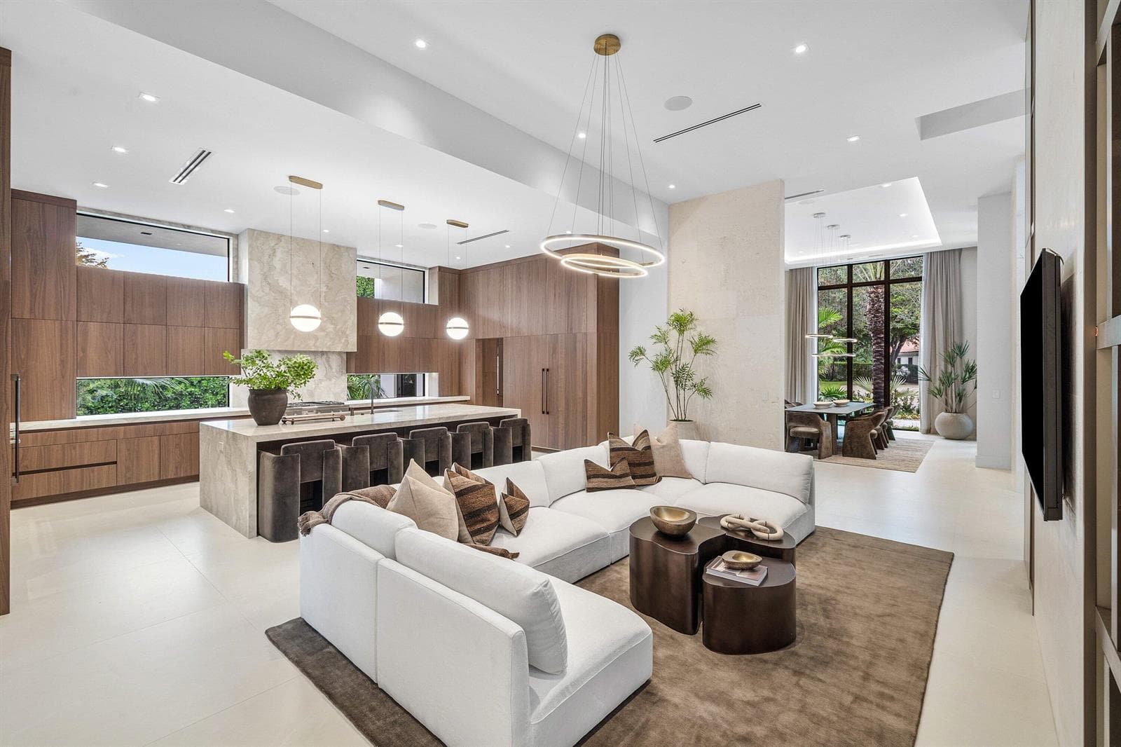 Kitchen and Family Room