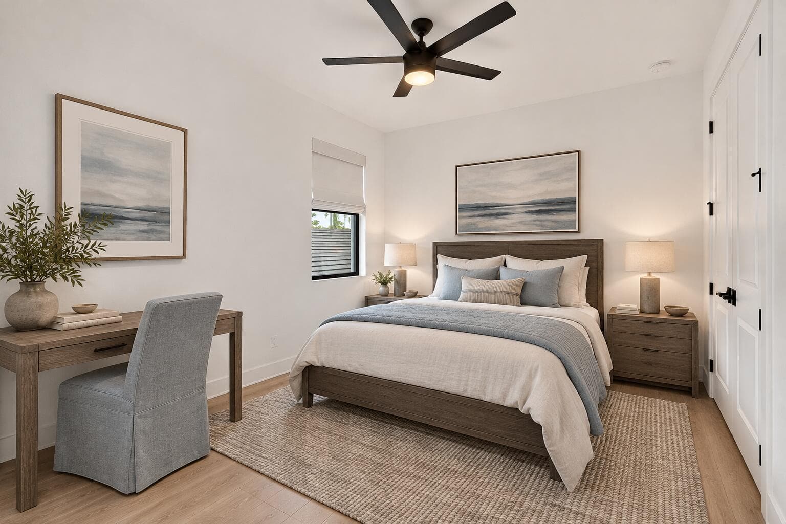 Serene Coastal Bedroom Retreat