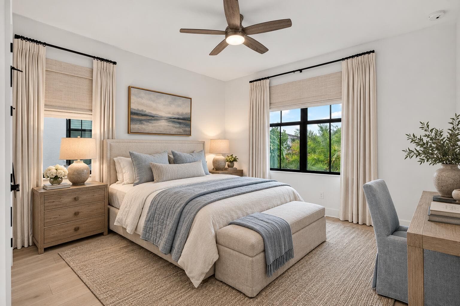 Coastal Luxury Bedroom Retreat