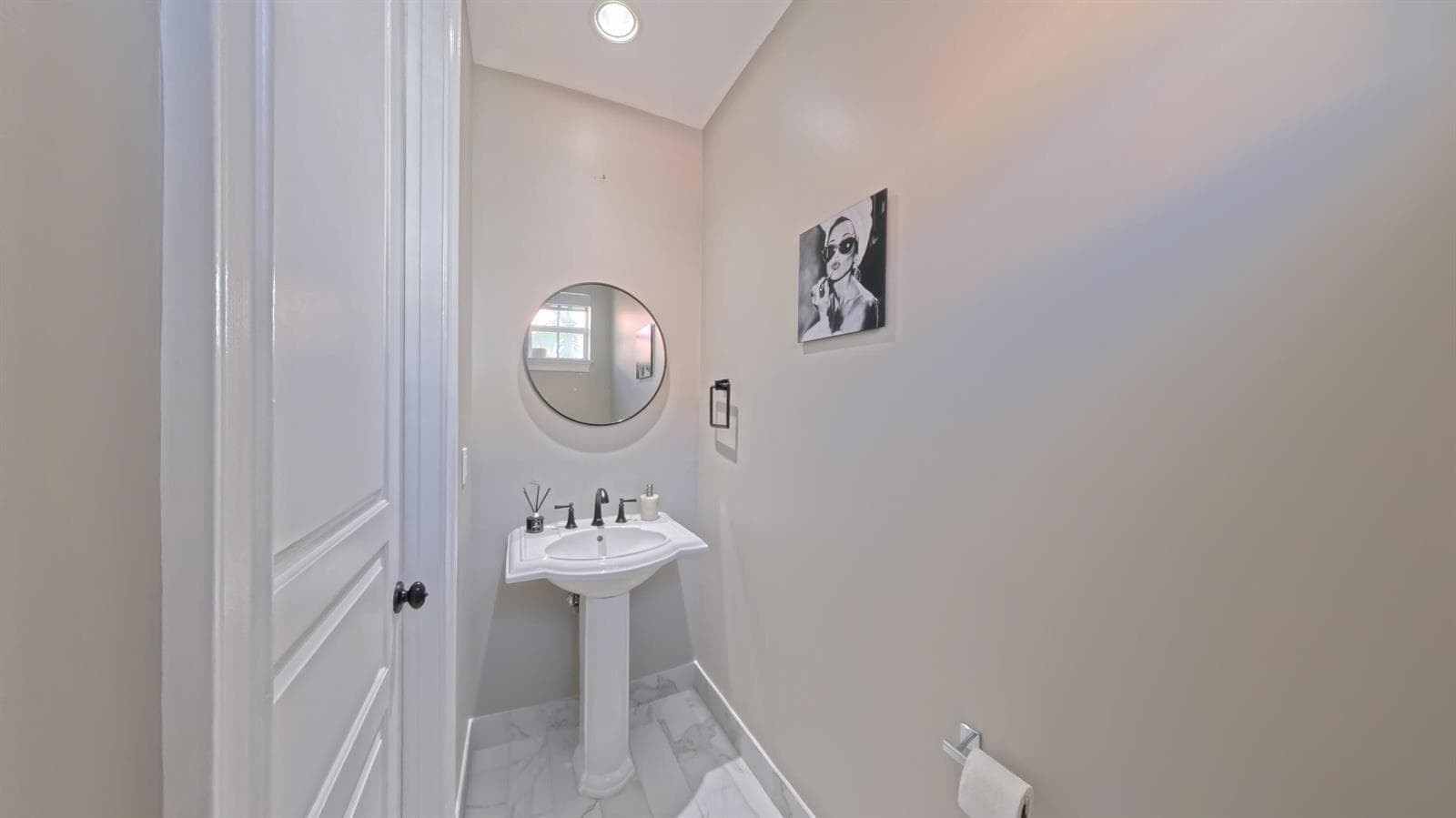 Half bathroom
