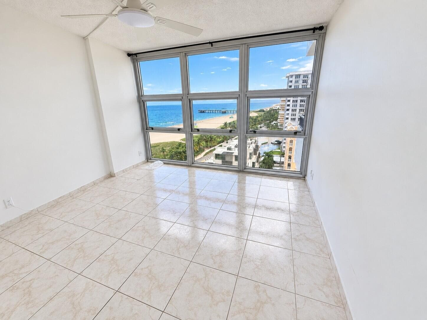 Sunlit Room With Ocean View