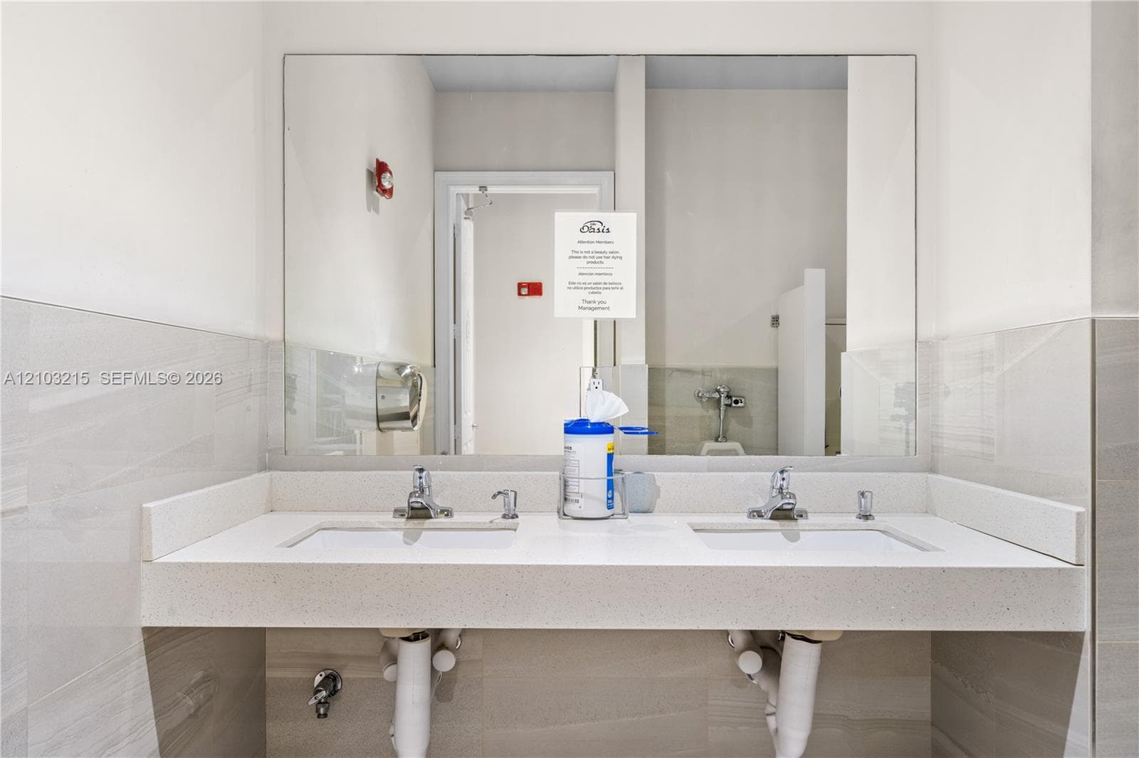 gym bathroom