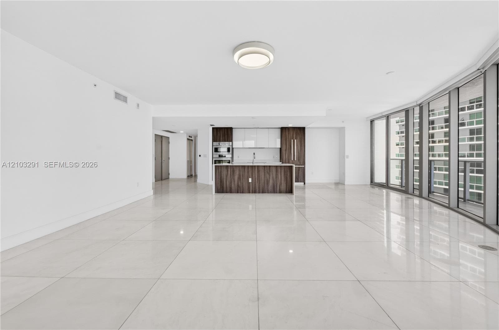 living room/kitchen