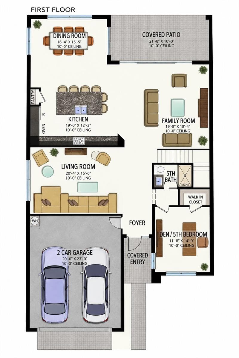 1st Level Floor Plan