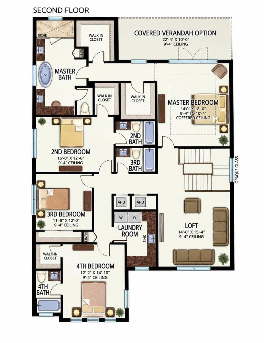 2nd Level Floor Plan