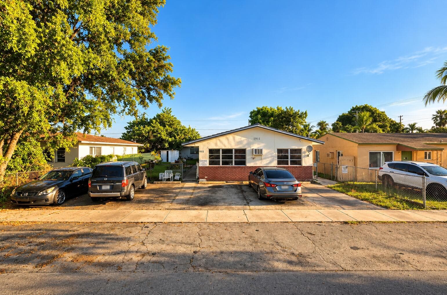 Sunny Suburban Home at Golden Hour