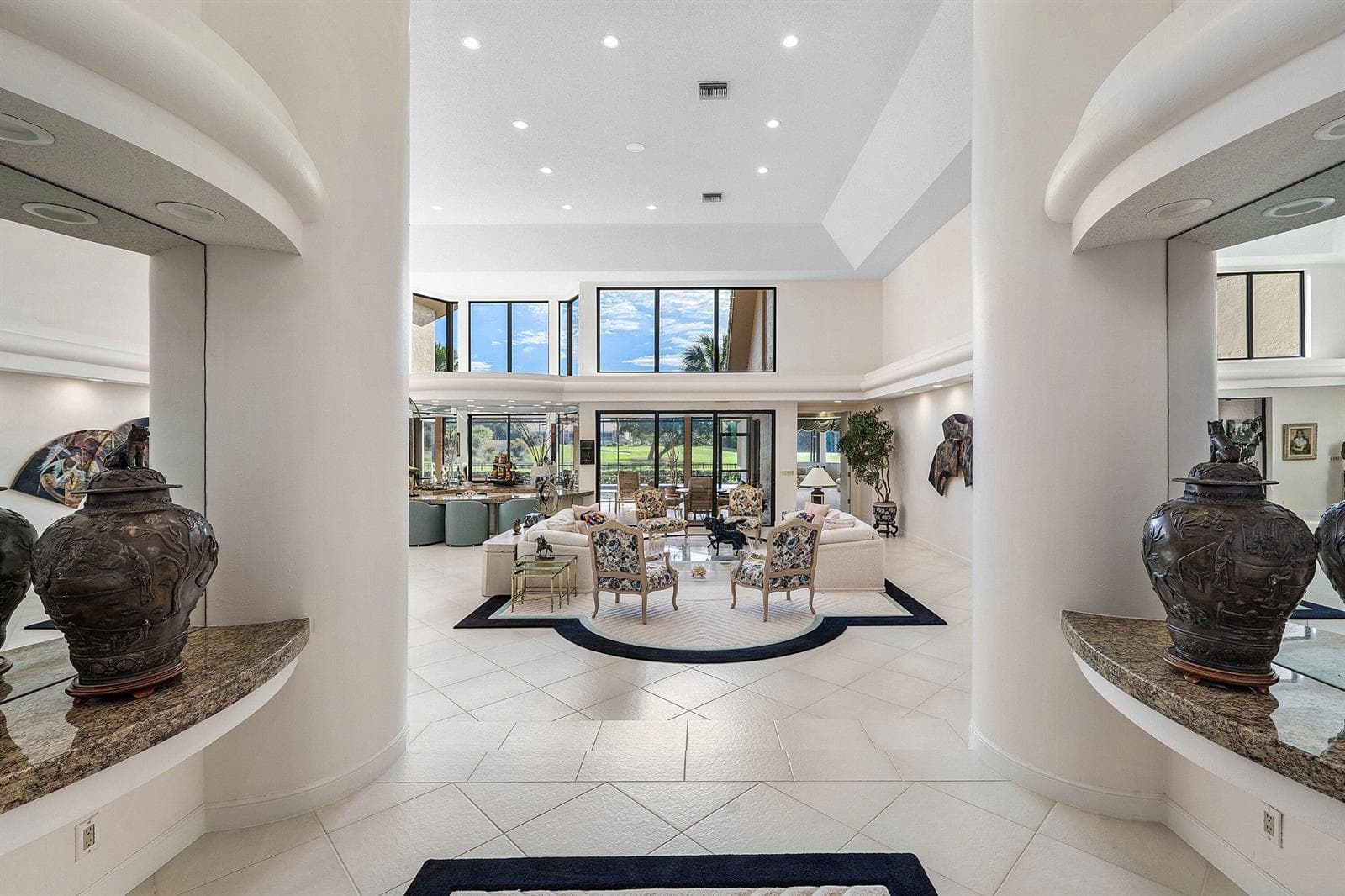 Entry into living room