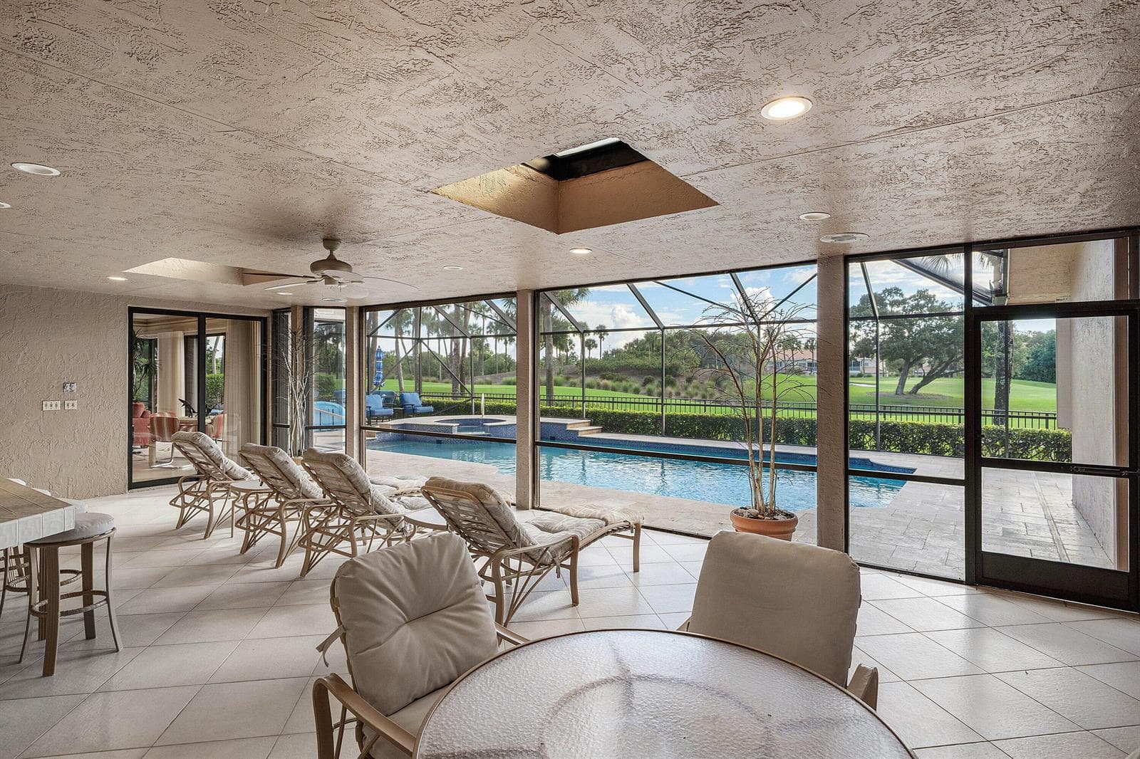 Screened porch