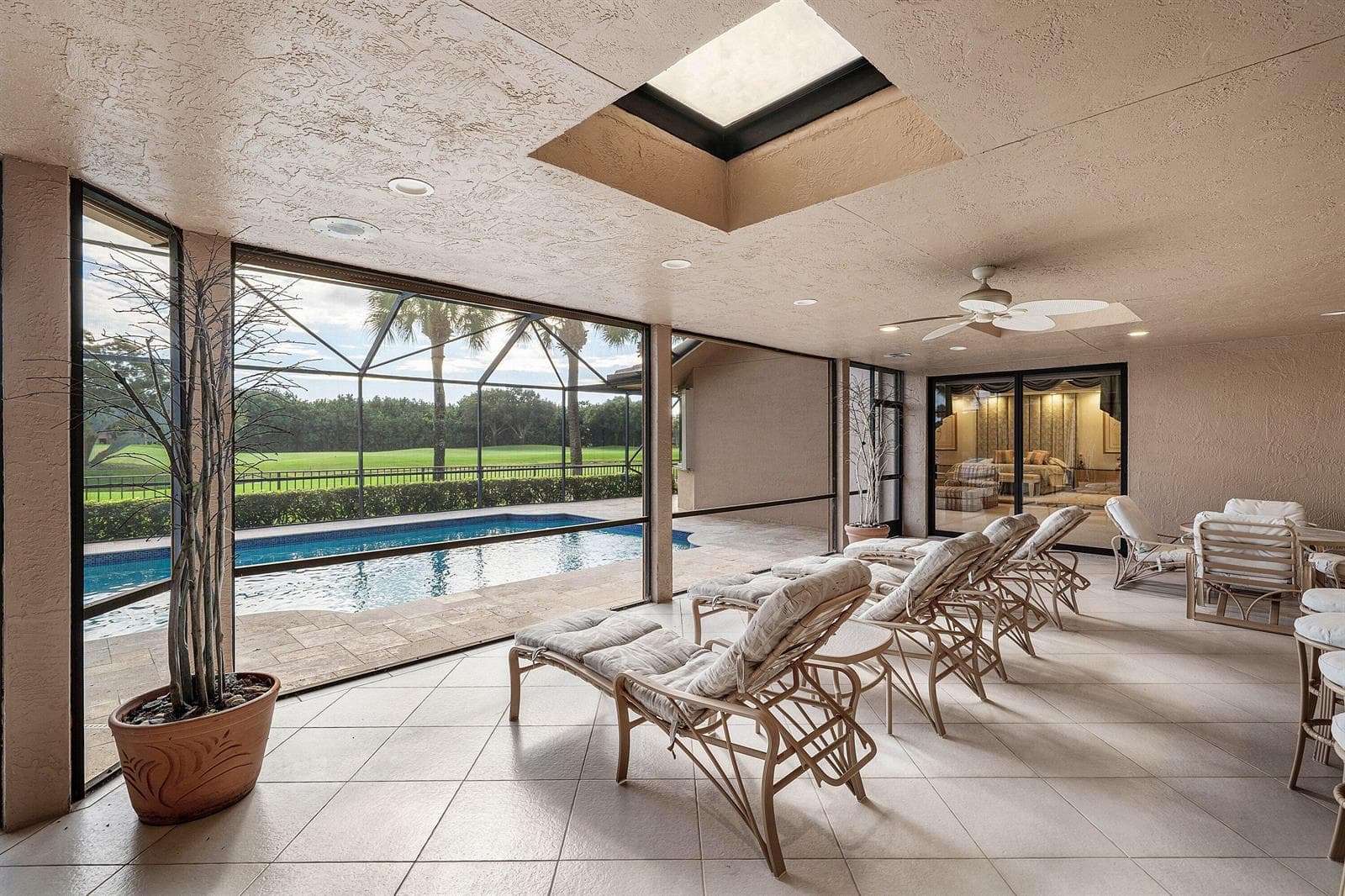 Screened porch