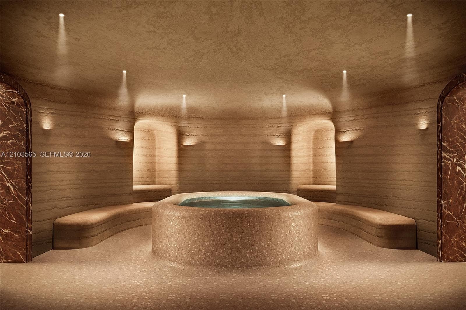 THE WELL Club Amenities — conceptual render depicting the state-of-the-art wellness and fitness facilities.