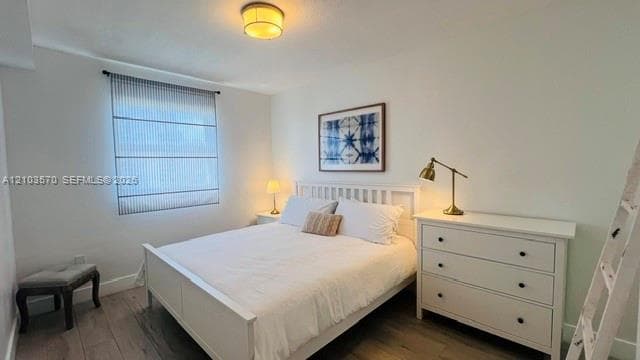 master bedroom with king sized bed