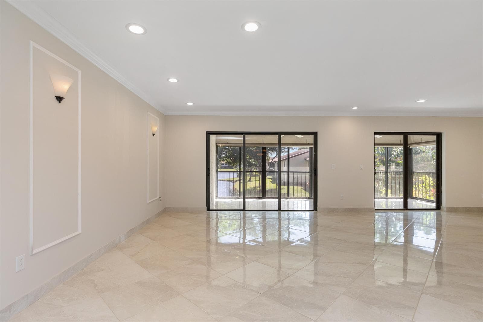 LIVING ROOM IMPACT DOORS