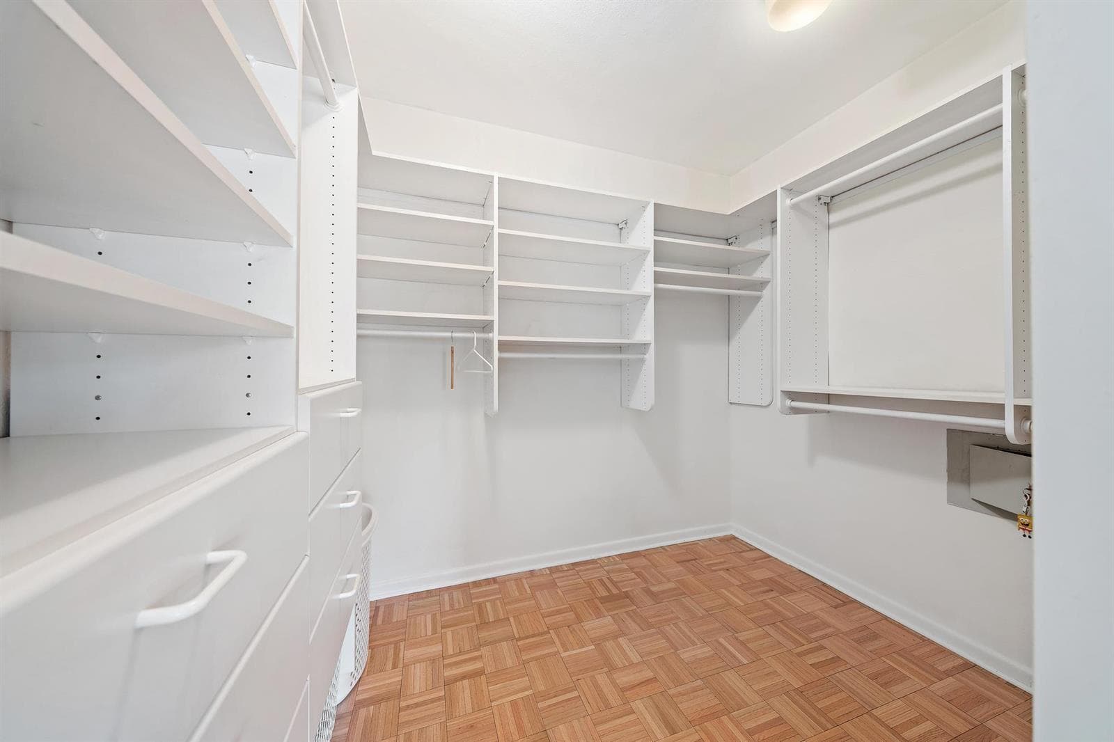 Primary closet
