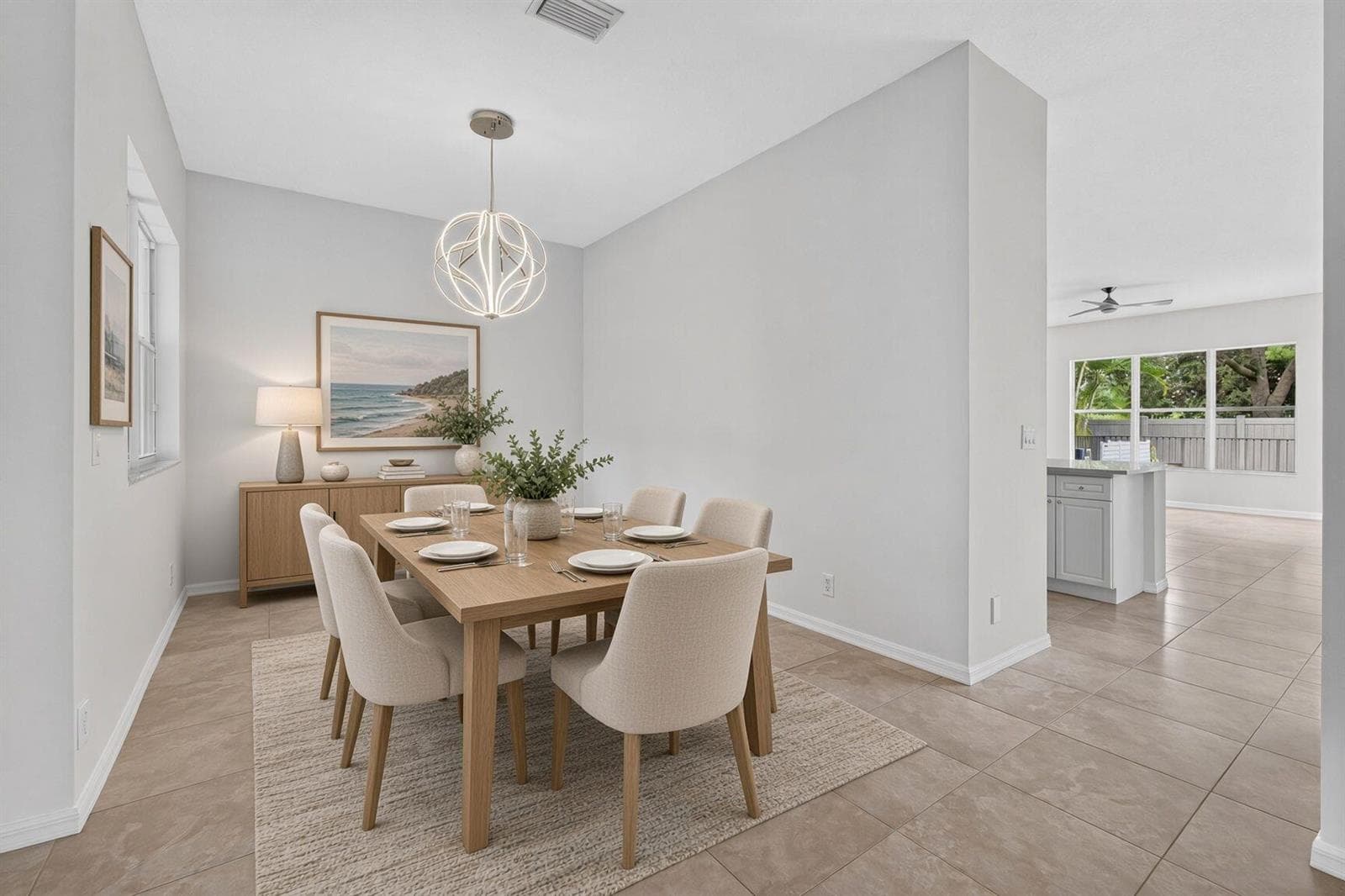 Formal Dining Room - Staged