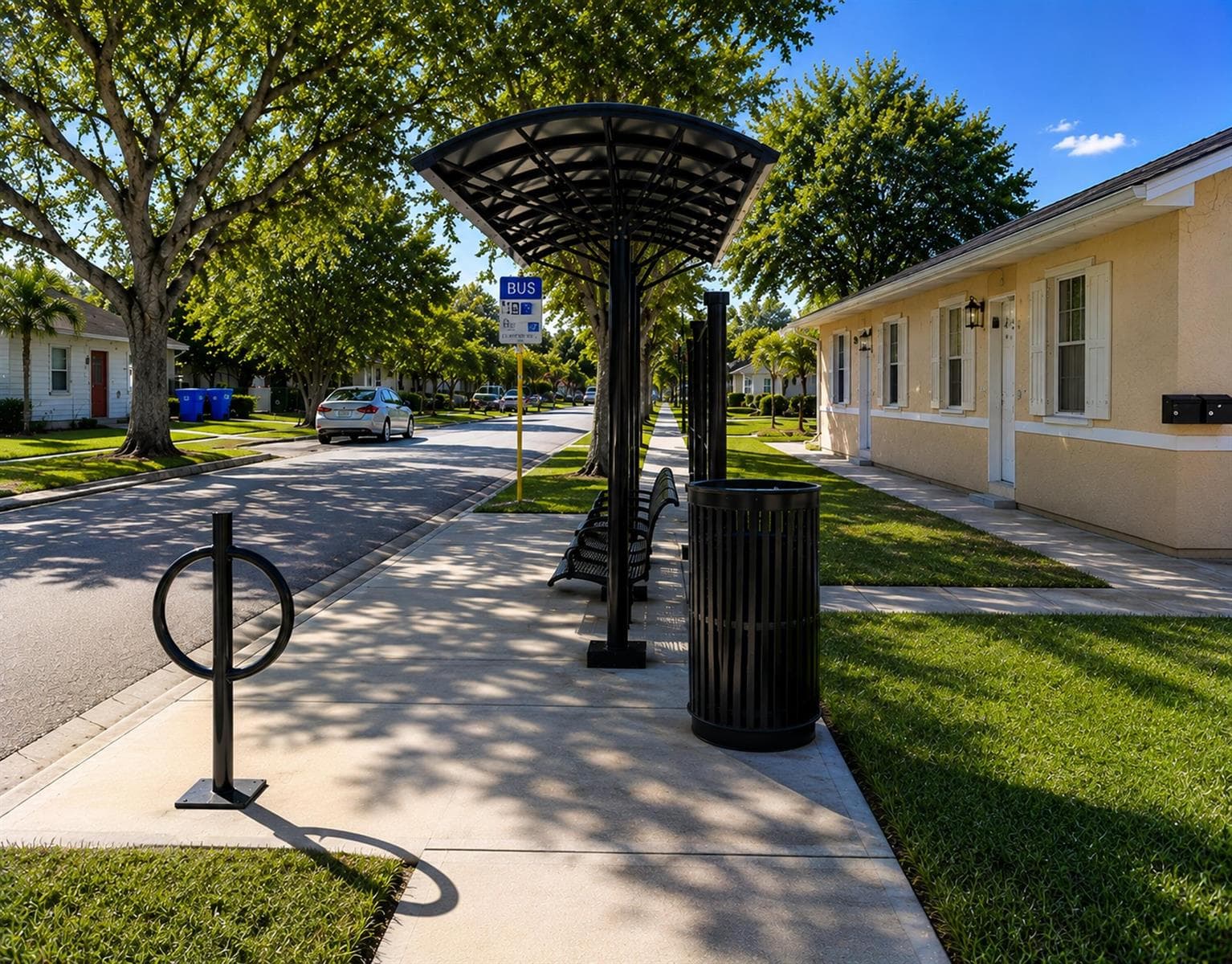 Corner Lot & Bus Stop on Broner