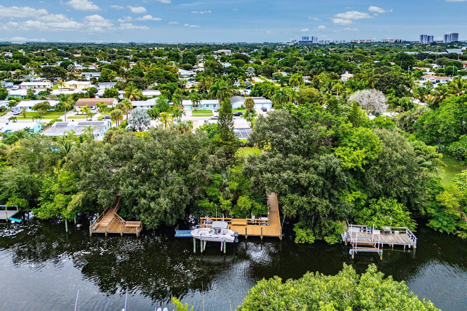 Aerial of Dock