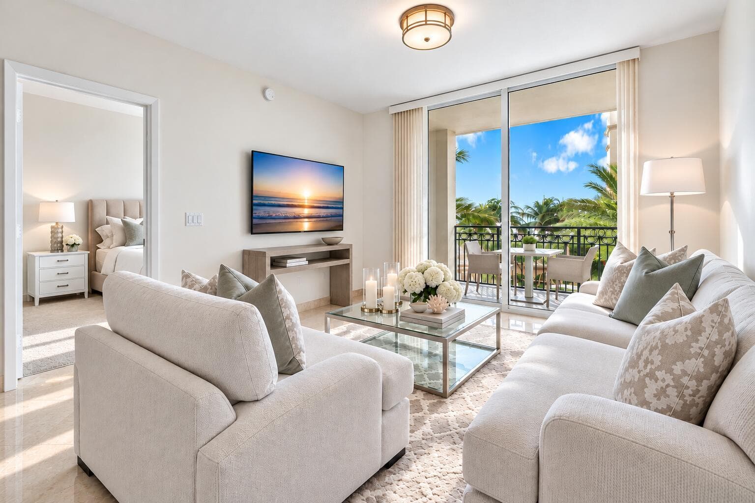 Crisp Daylight Living Room