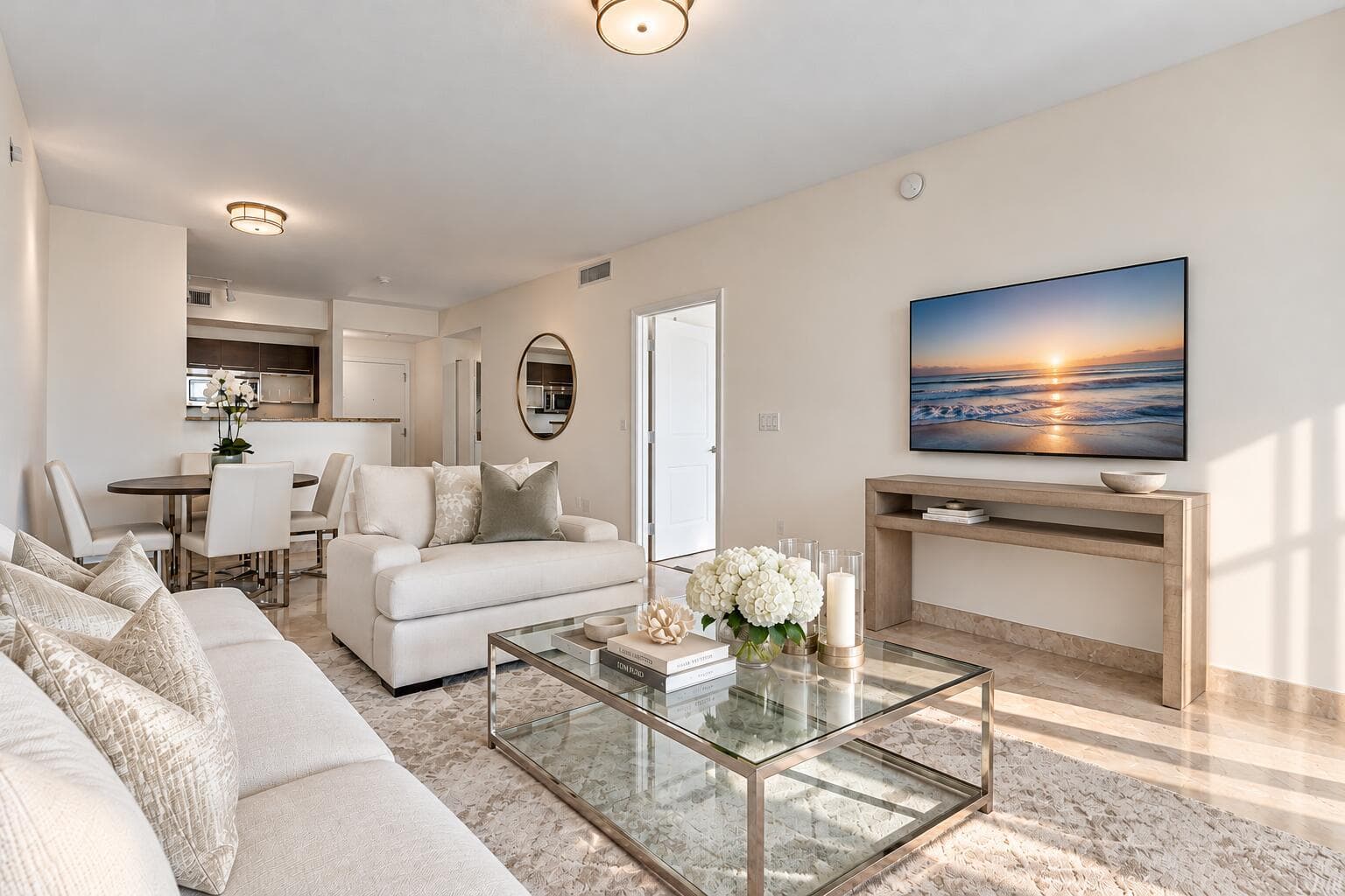 Neutral Luxury Living Room
