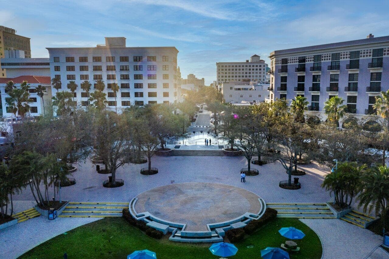 WPB Centennial Square and Fountain Park