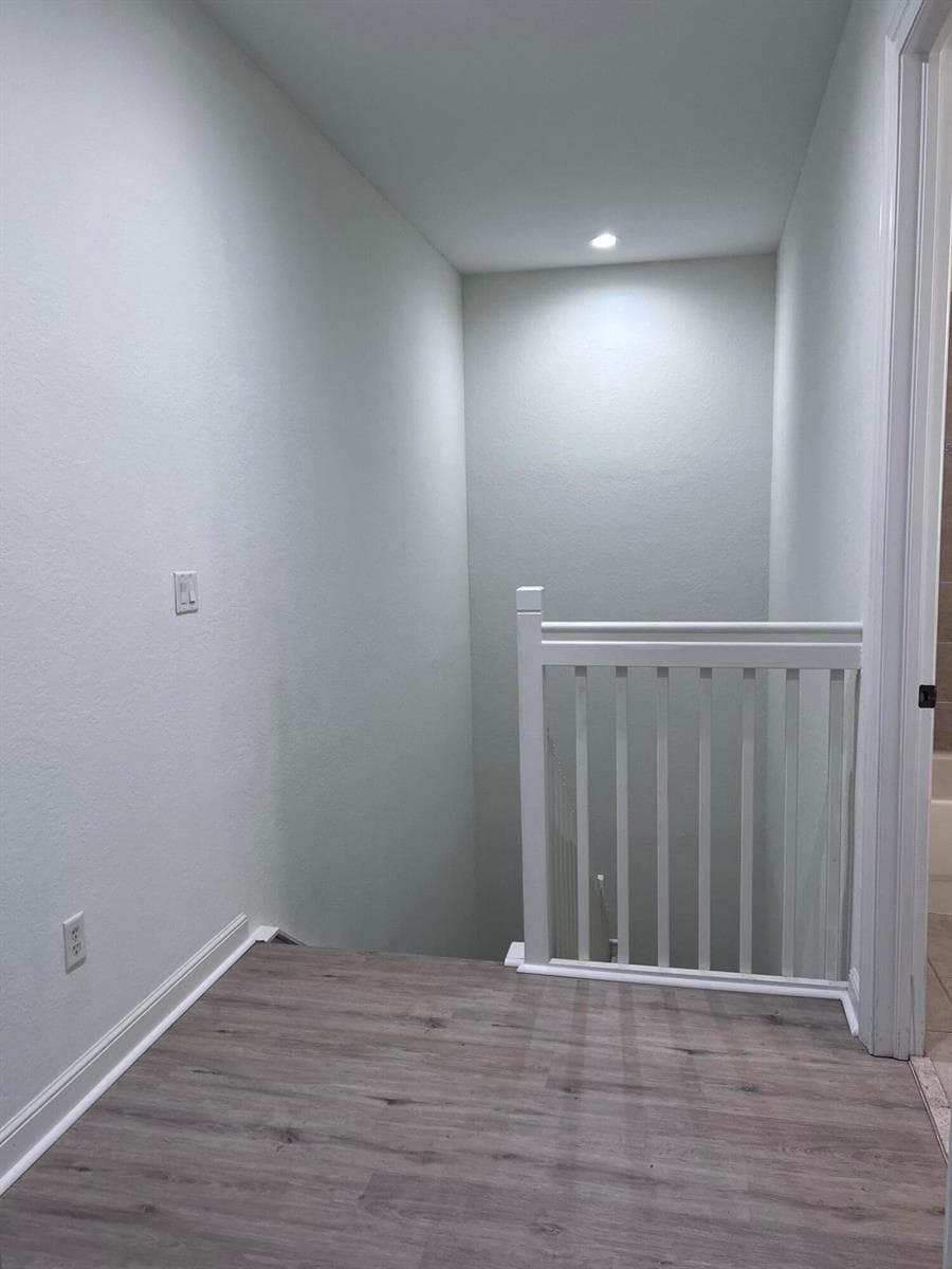 upstairs